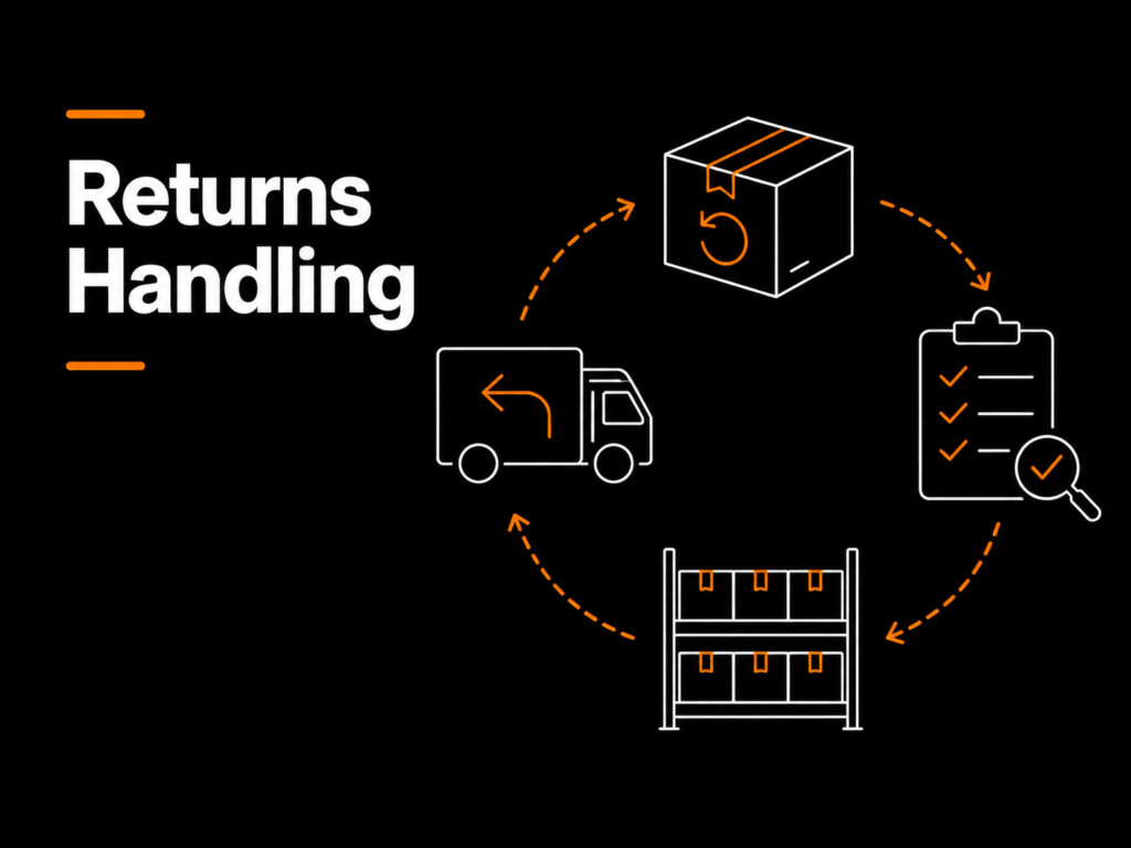 Returns handling service for 3PL services