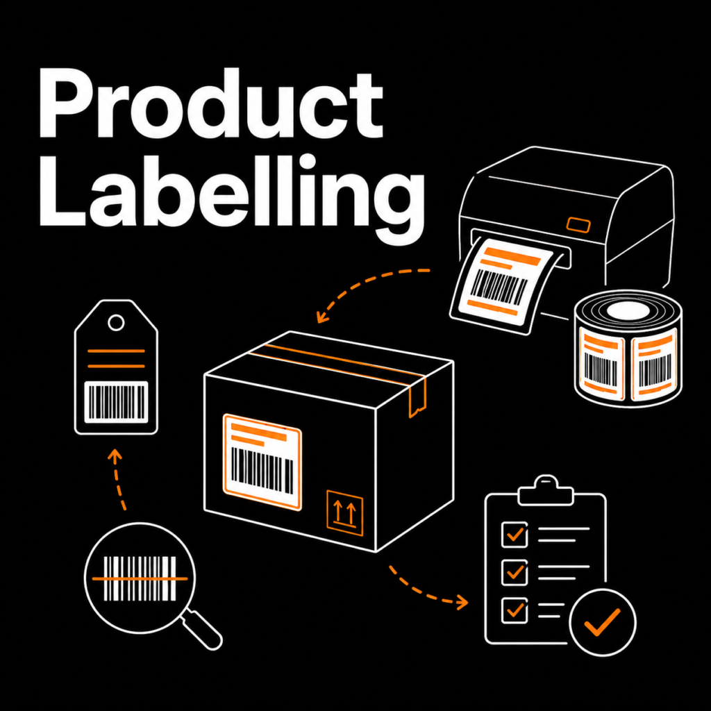 Product labelling service for 3PL